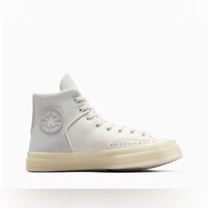 Converse Chuck 70 Marquis Leather, Vintage White/Moonbathe Grey,  Size 5.5